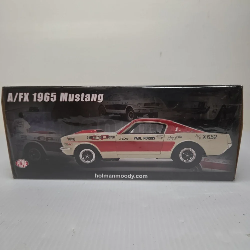 1965 Ford Mustang A/FX Red Holman Moody Paul Norris Limited Edition to 636 1/18